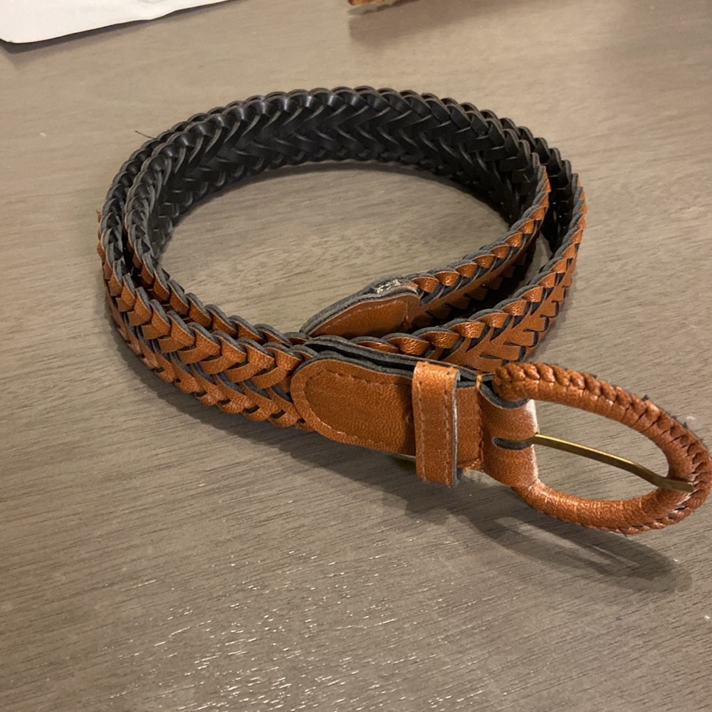 Braided Leather Belt
